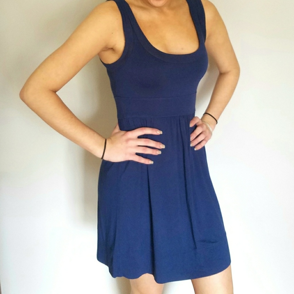Blue sun dress